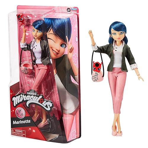 Miraculous: Tales of Ladybug & Cat Noir - Marinette 26cm Fashion Doll with Accessories (Bandai)