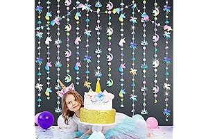 Enchanting Unicorn Garland: A Sparkly Touch for Magical Celebrations