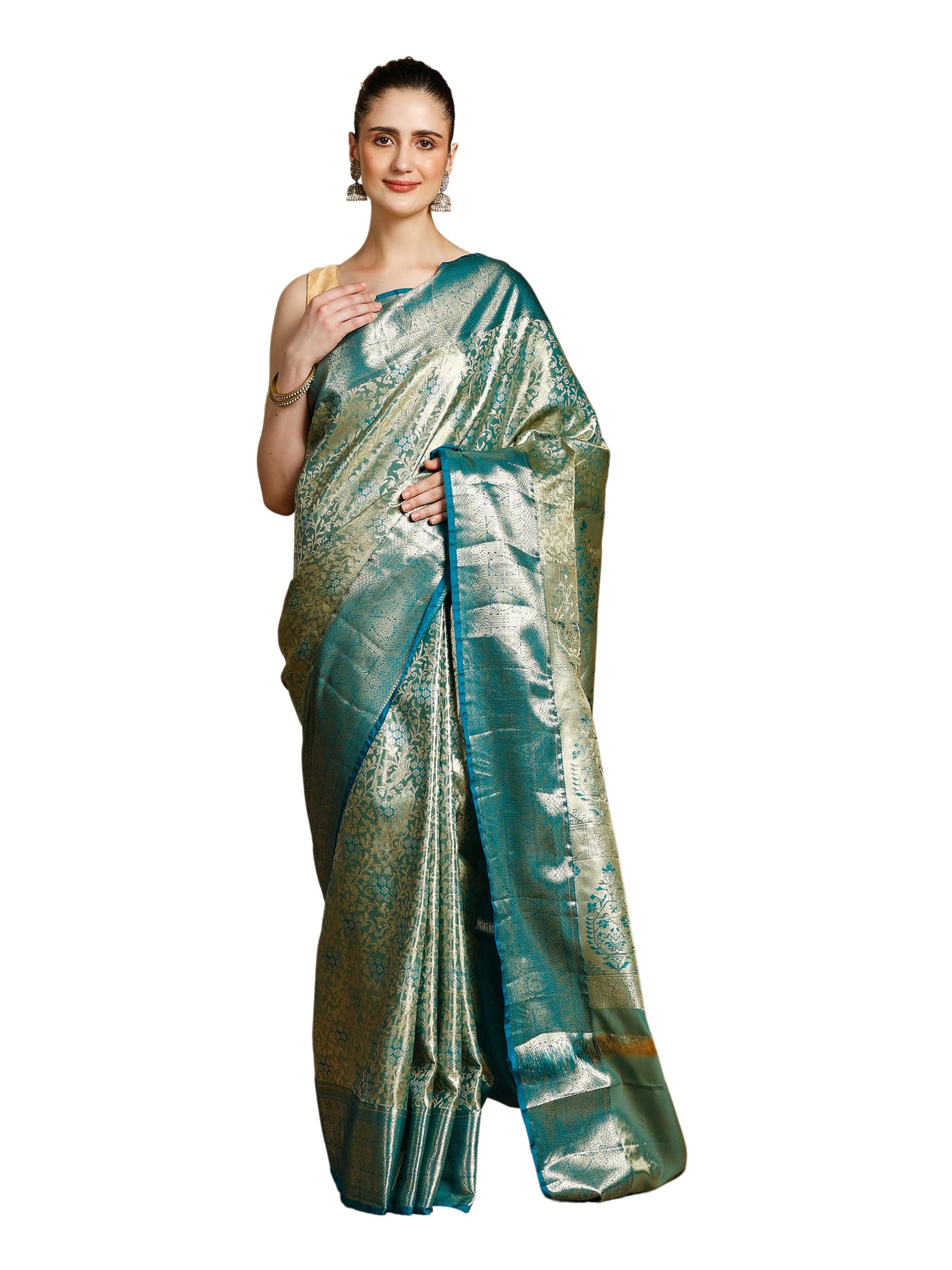 Women's Art Silk Saree | Elegant Designer Silk Saree | Soft Lightweight Traditional Ethnic Saree for Wedding, Festival-image-25
