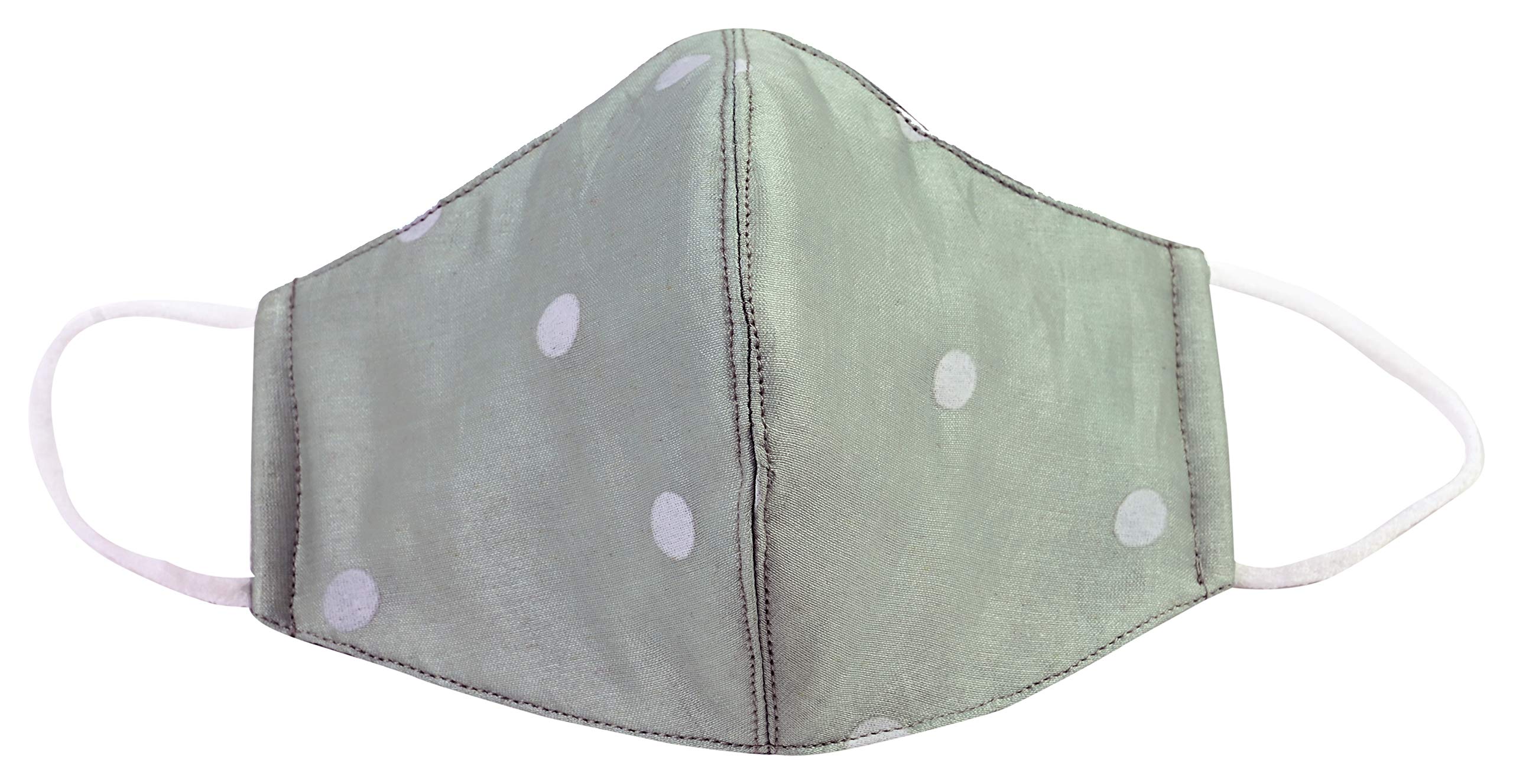 LEE & LOU Mint Polka Unisex Reusable Protective Face Mask