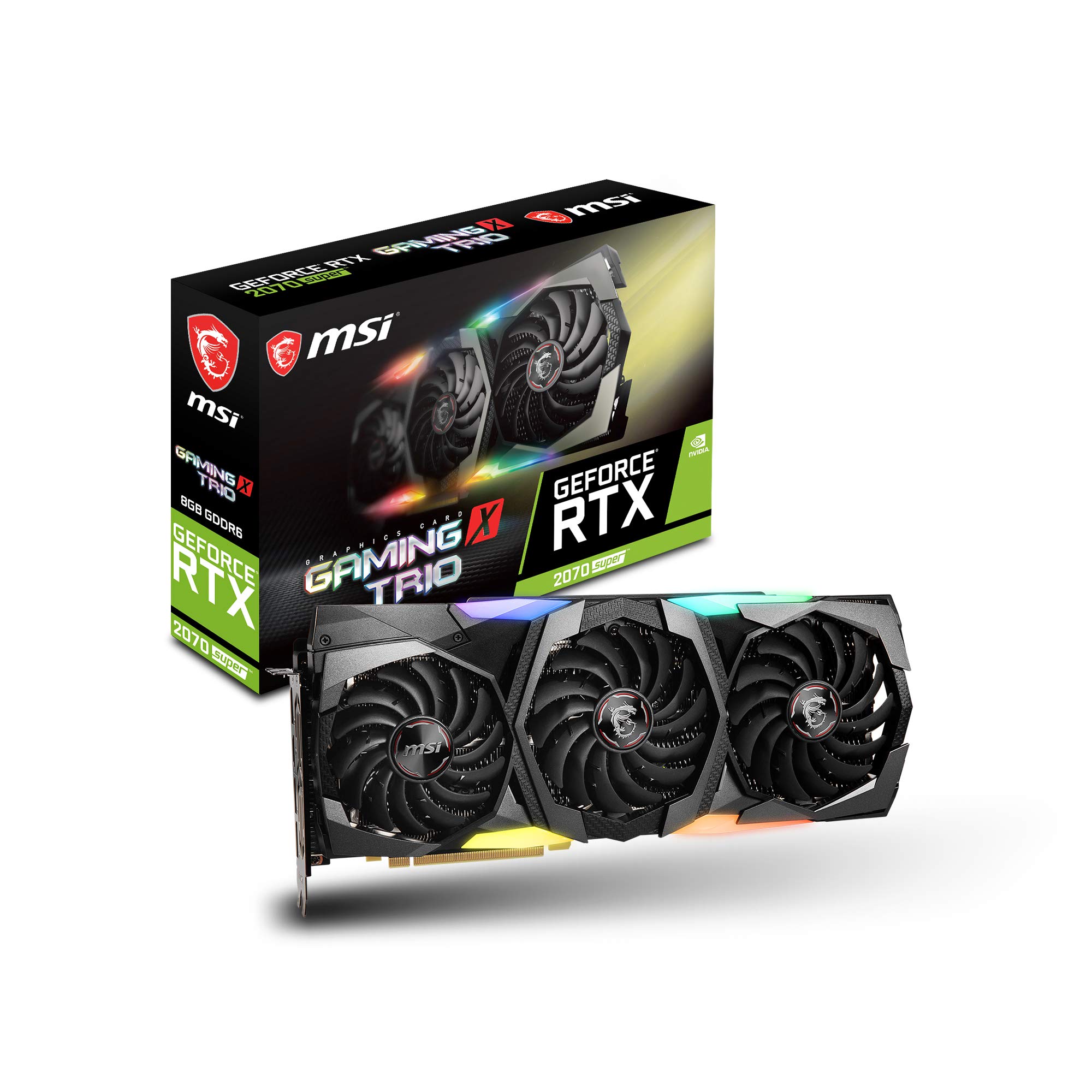 MSI GeForce RTX 2070 Super Gaming X Trio - Tarjeta gráfica (8 GB