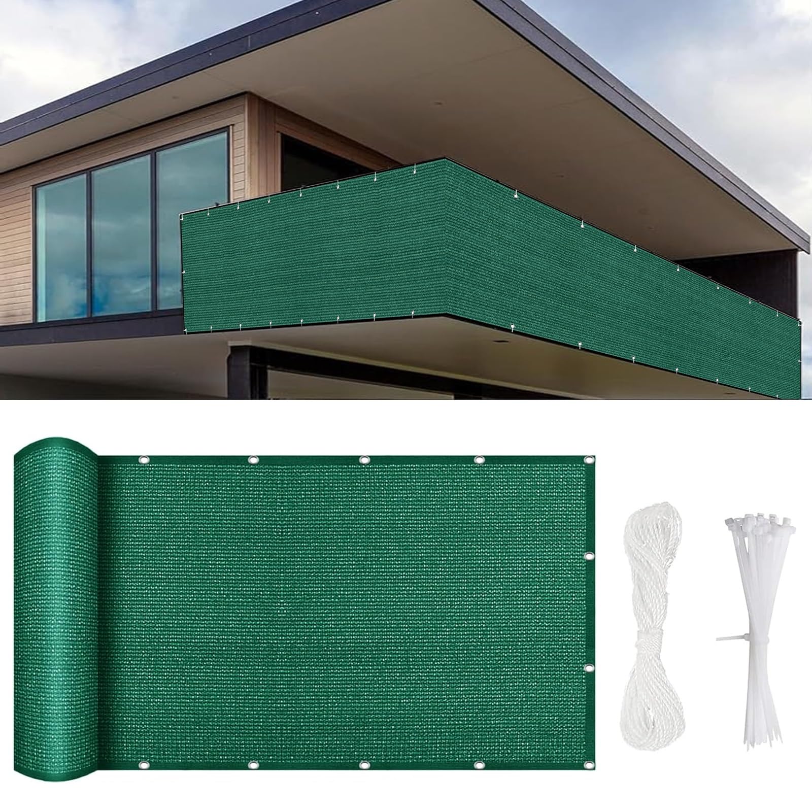 Brise vue balcon extérieur pour stopper les regards et le vent fort