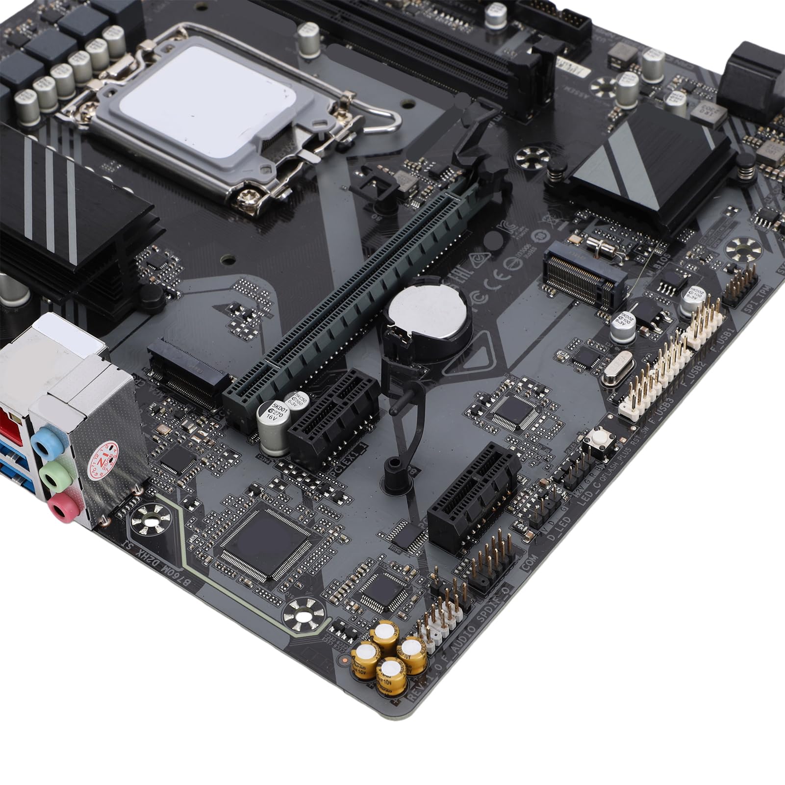 Fockety Carte mère B460M, Socket LGA 1200, Double DDR4, 64 Go Max