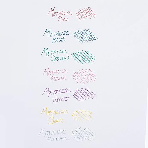 Miniatura 5 de Pentel Sunburst - Bolígrafo de gel metálico, punta media, barril doradotransparente, tinta dorada, caja de 12 unidades (K908-X)