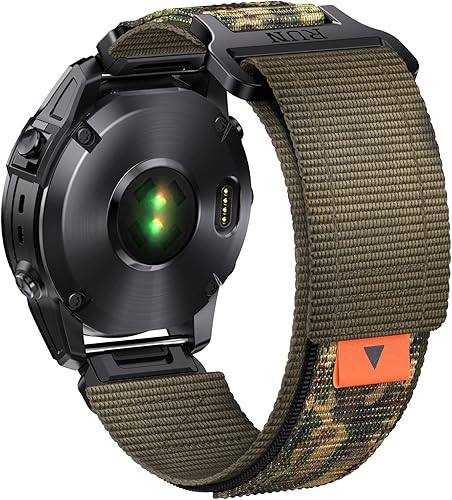 Miniatura 1 de Correa de reloj de nailon con velcro para Fenix 7  Fenix 6  Fenix 5, correa deportiva resistente de 0.866 pulgadas para Fenix 7 Pro, Fenix 6 pro,