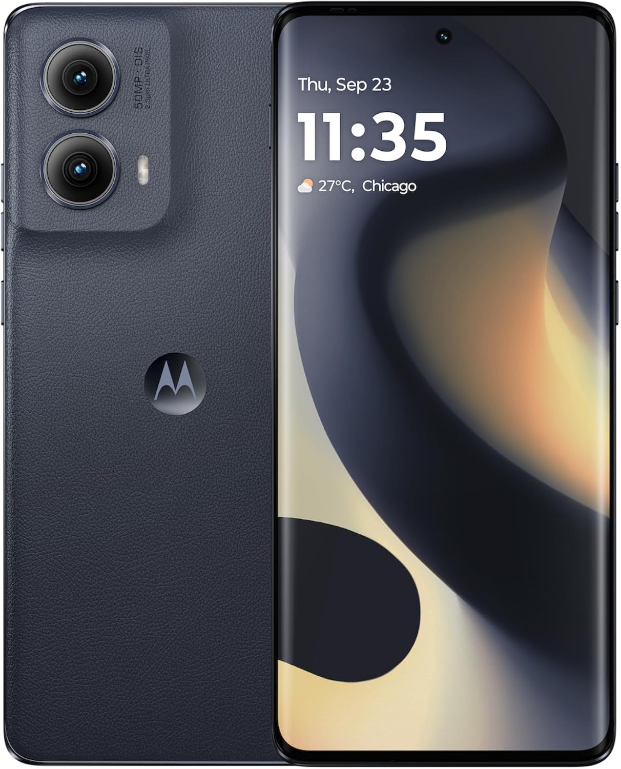 Motorola Moto Edge 2024, 256GB + 8GB RAM, Midnight Blue - Unlocked (Renewed)