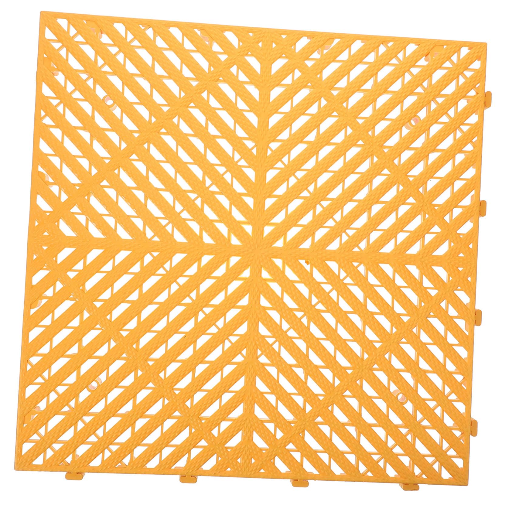 Grille de sol carrée antidérapante et clipsable pour auto - 8