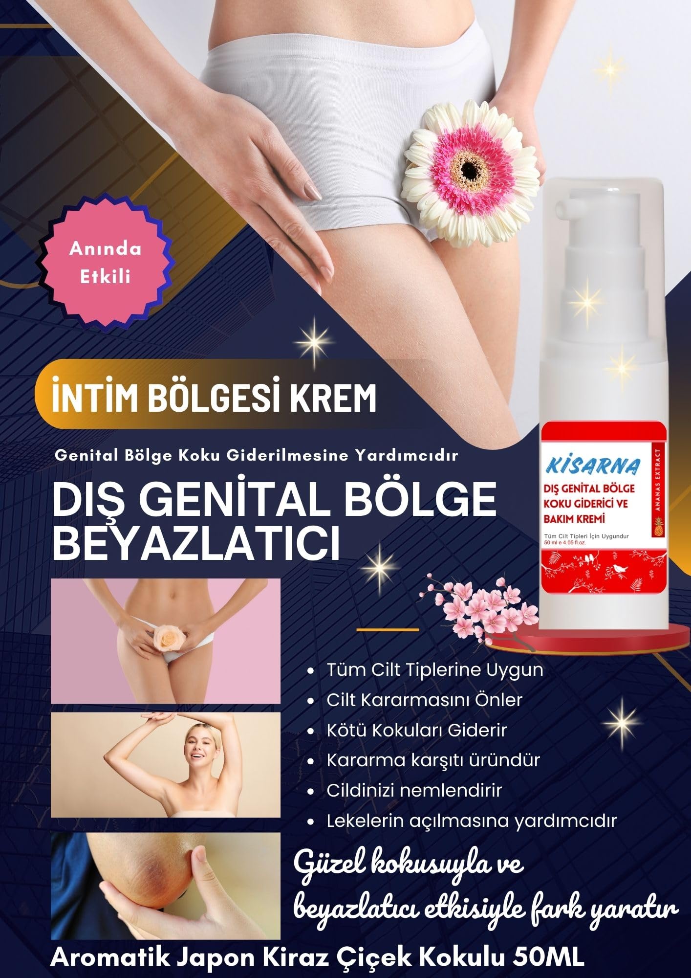 Vajinal Koku Gidermeye Yardımcı Krem