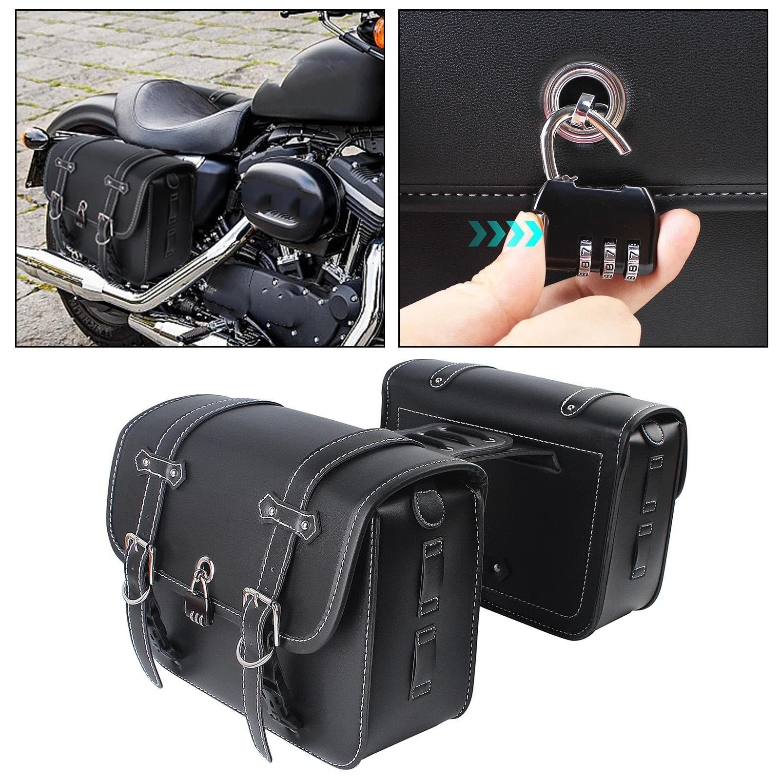 Amazon | バイク用サドルバッグ 大容量サイドバッグ 防水収納