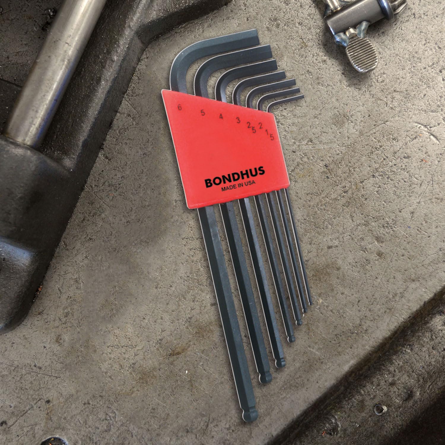 BONDHUS, BLX7MM BALLEND HEX zestaw kluczy 1,5 mm - 6 mm, 10992