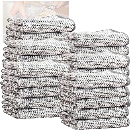 Acssart Wire Dishcloths: Circularite Scrubbing Power for Sparkling Cleanliness
