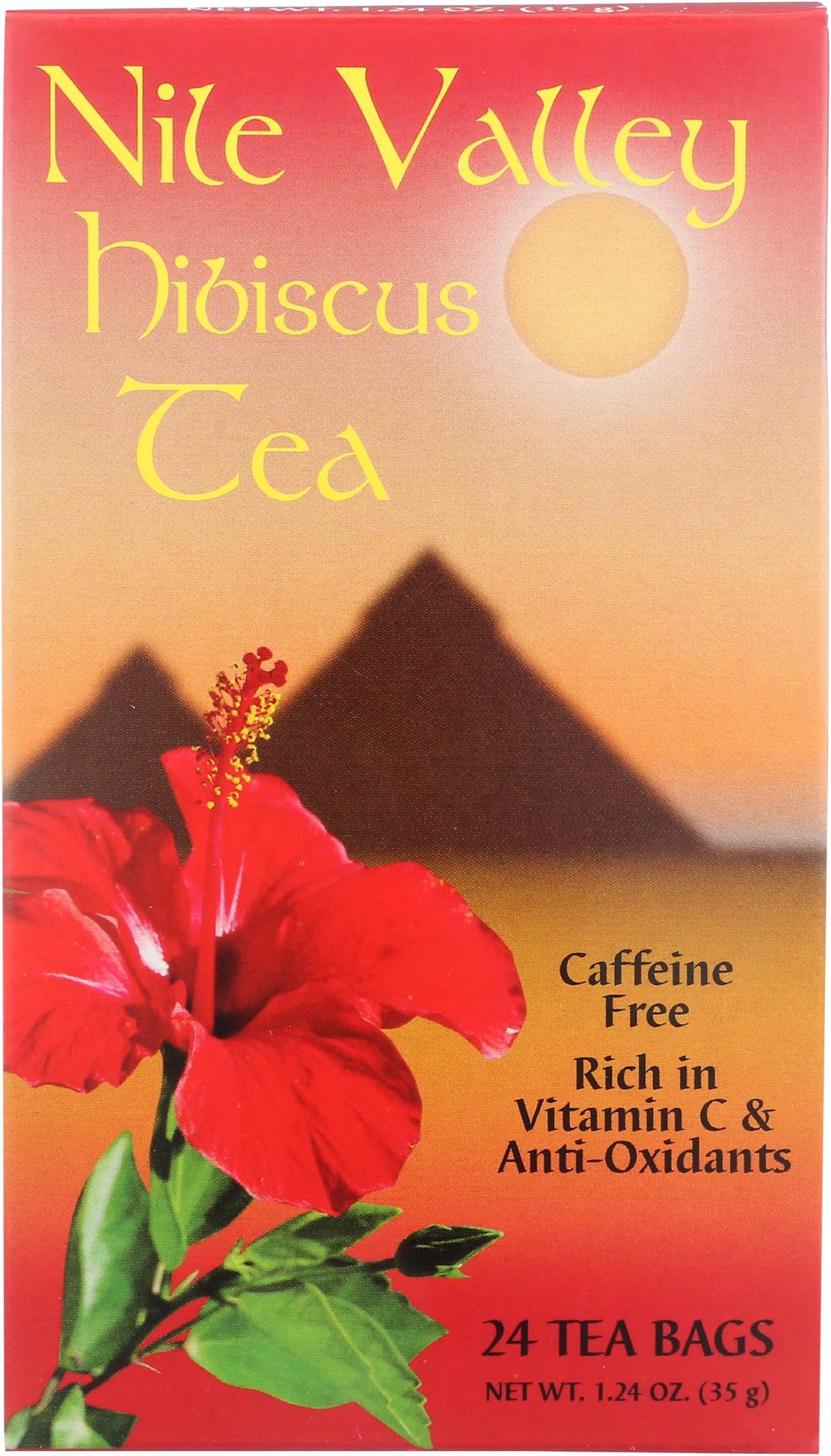 NILE VALLEY PANTRY NLV HIBISCUS TEA, 24 CT
