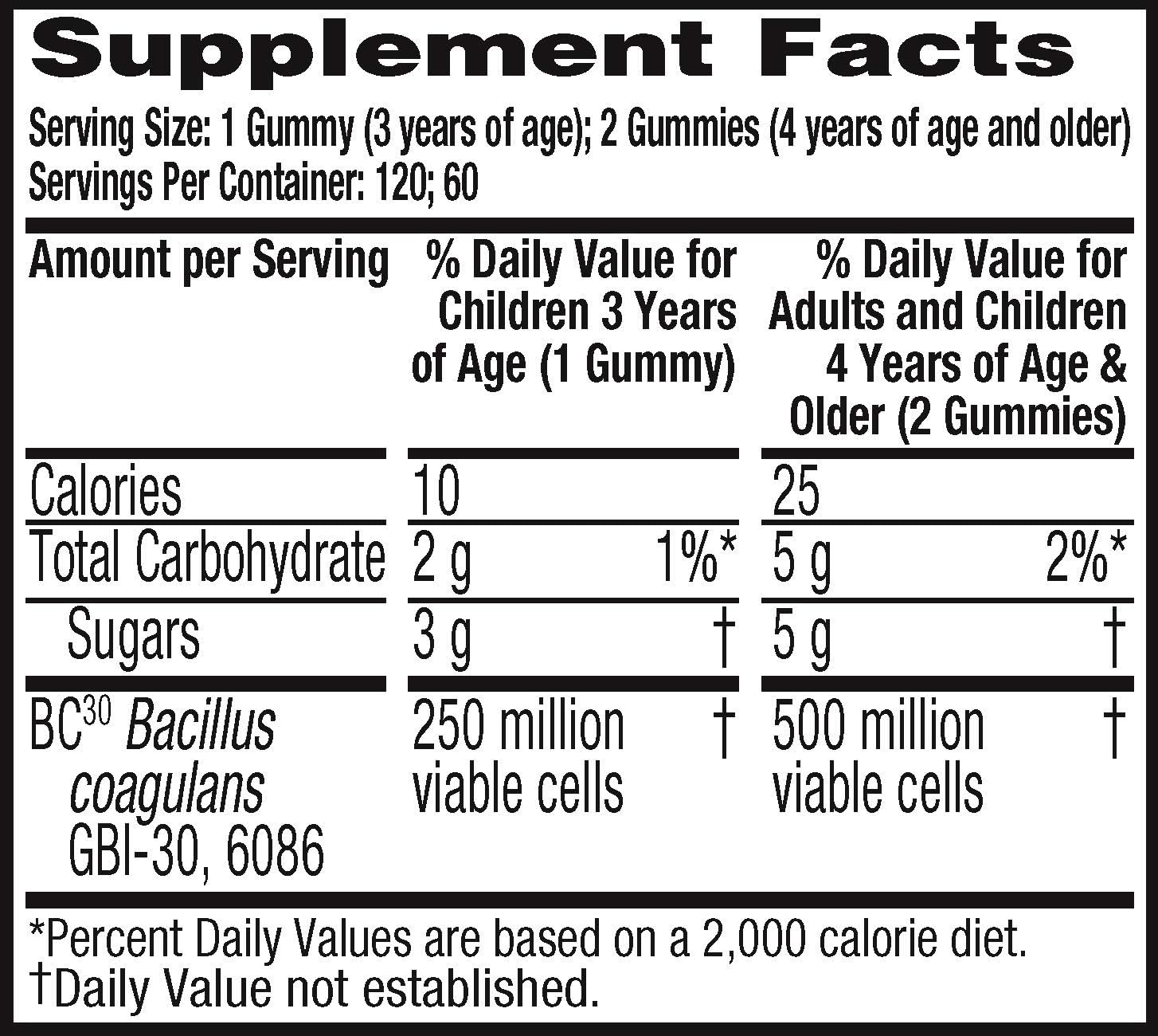 Schiff Digestive Advantage Probiotic Gummies, 120 Count, Pack of 2