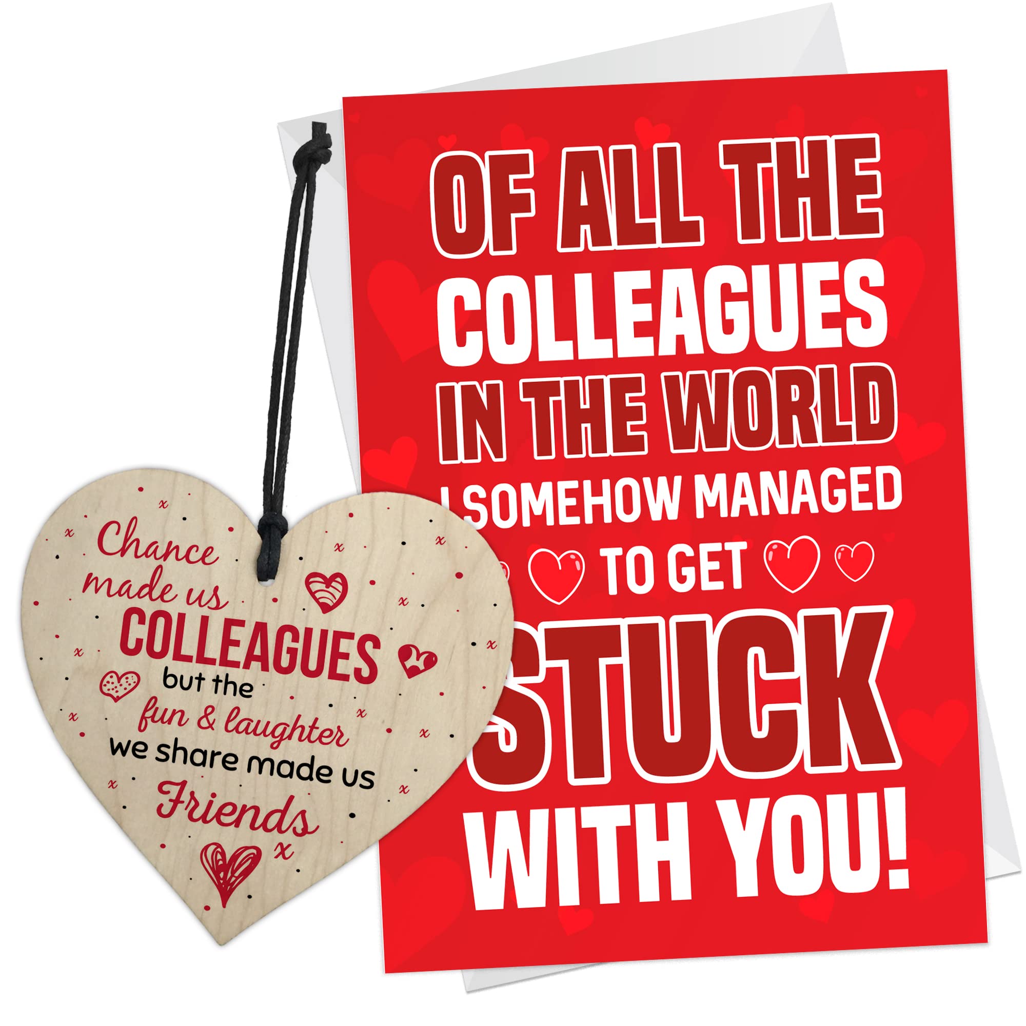 RED OCEAN Funny Birthday Cards for Work Colleagues - Colleague Gifts - Joke Birthday Card for Colleague from Friend, Banter Gifts, Humour Friendship Gift Greeting Cards