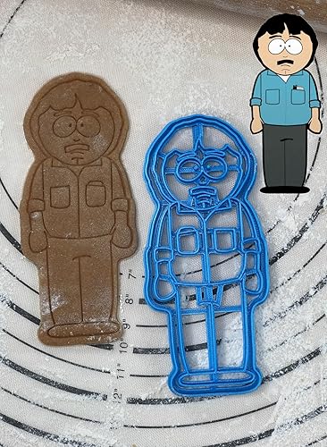 Cortador y molde de galletas Randy Marsh a escala de 5 pulgadas producido por 3D Kitchen Art