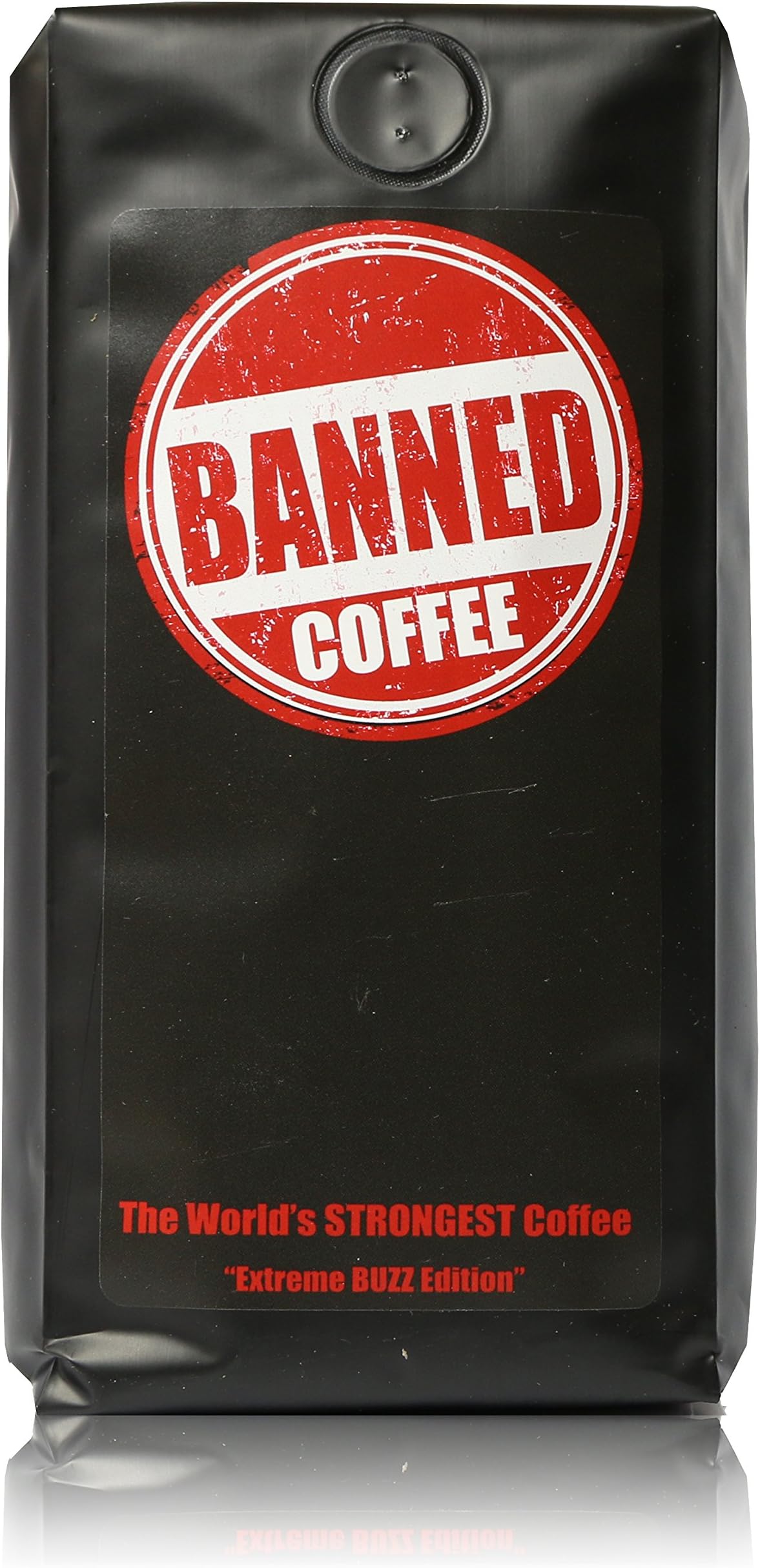 Banned Coffee Ground World's Strongest Coffee - Our Best Medium Dark Roast 12 oz
