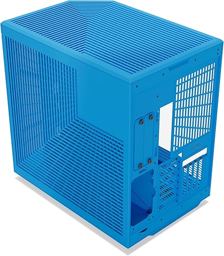 Vista 84 de HYTE Y60 - Moderna caja para juegos ATX de torre media con doble cámara panorámica de vidrio templado y cable elevador PCIE 4.0 incluido