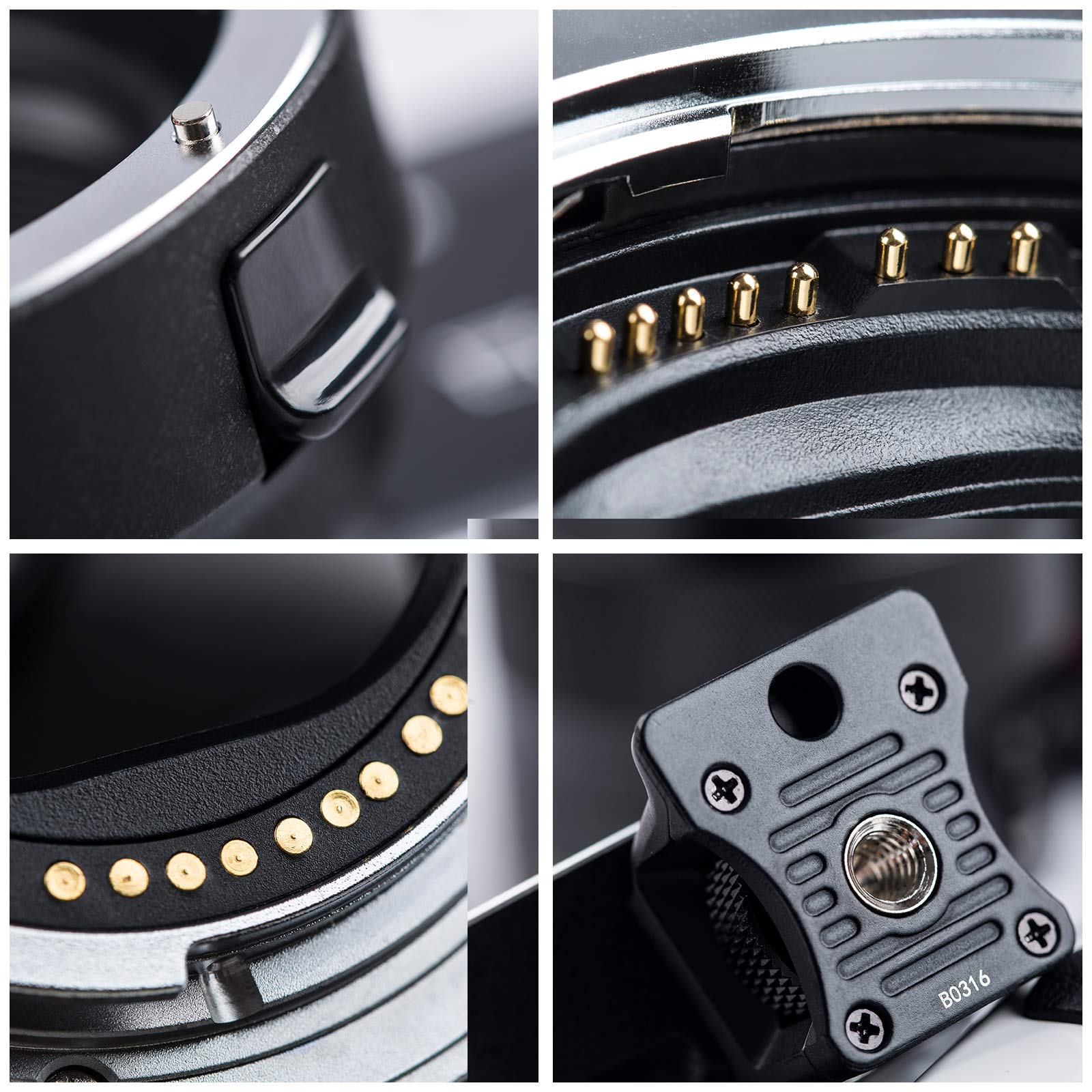 VILTROX EF-EOS M Objektiv Adapter Elektronischer Autofokus EF-M Adapter AF Objektiv Mount Konverter für Canon EOS EF/EF-S Objektiv auf Canon EOS M Mount Kamera EOS M100 M50 M2 M3 M10 M6 M5 II M200