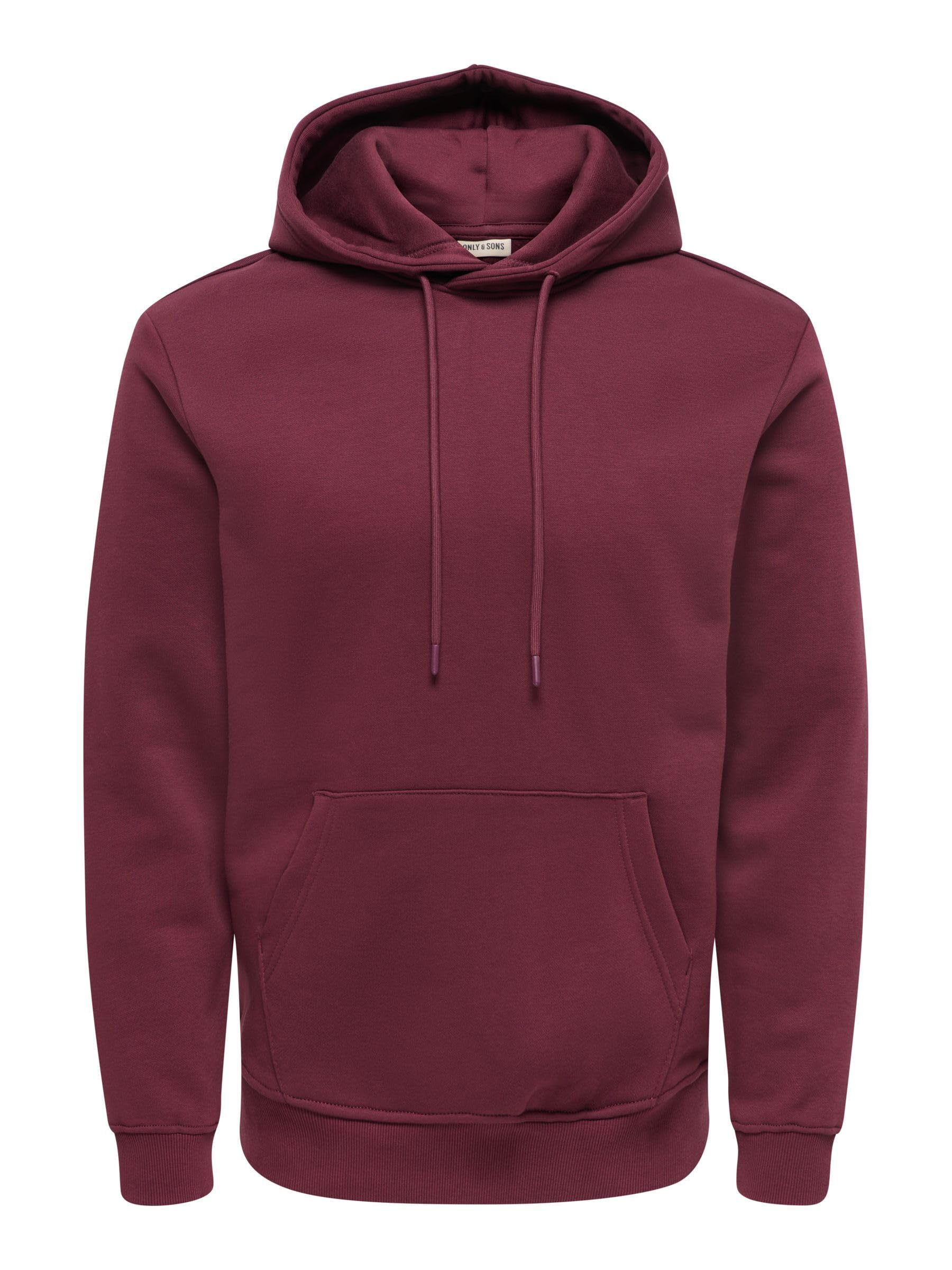 ONLY & SONS Onsconnor Reg Sweat Hoodie Noos, Port Royale, L