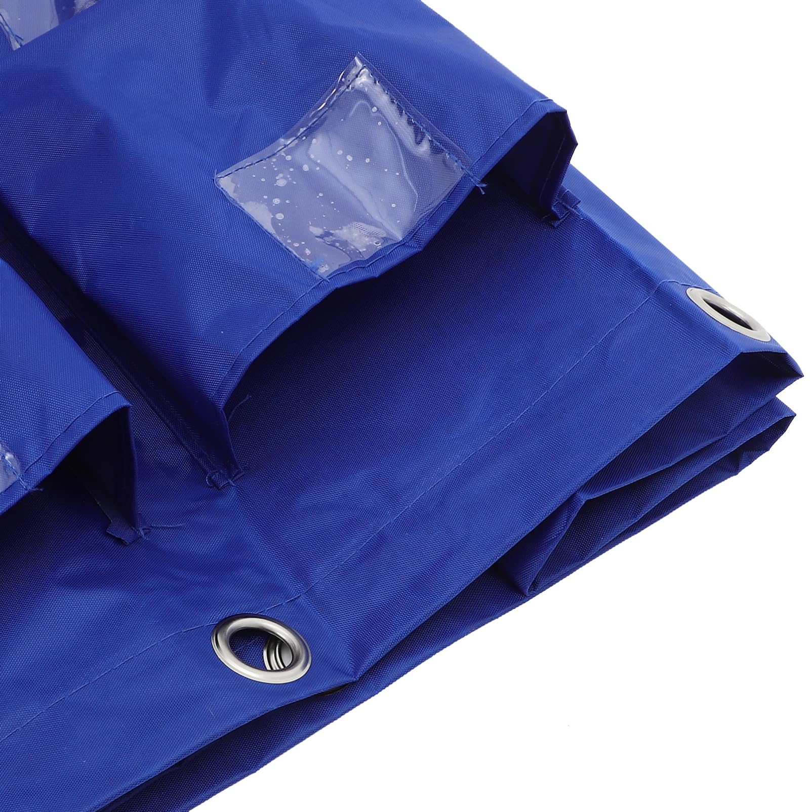 Bolsa de Limpieza para Carrito Tejido Oxford Azul, Reutilizable y Diseño Multifuncional Adecuado para Limpieza y Mantenimiento en Hoteles