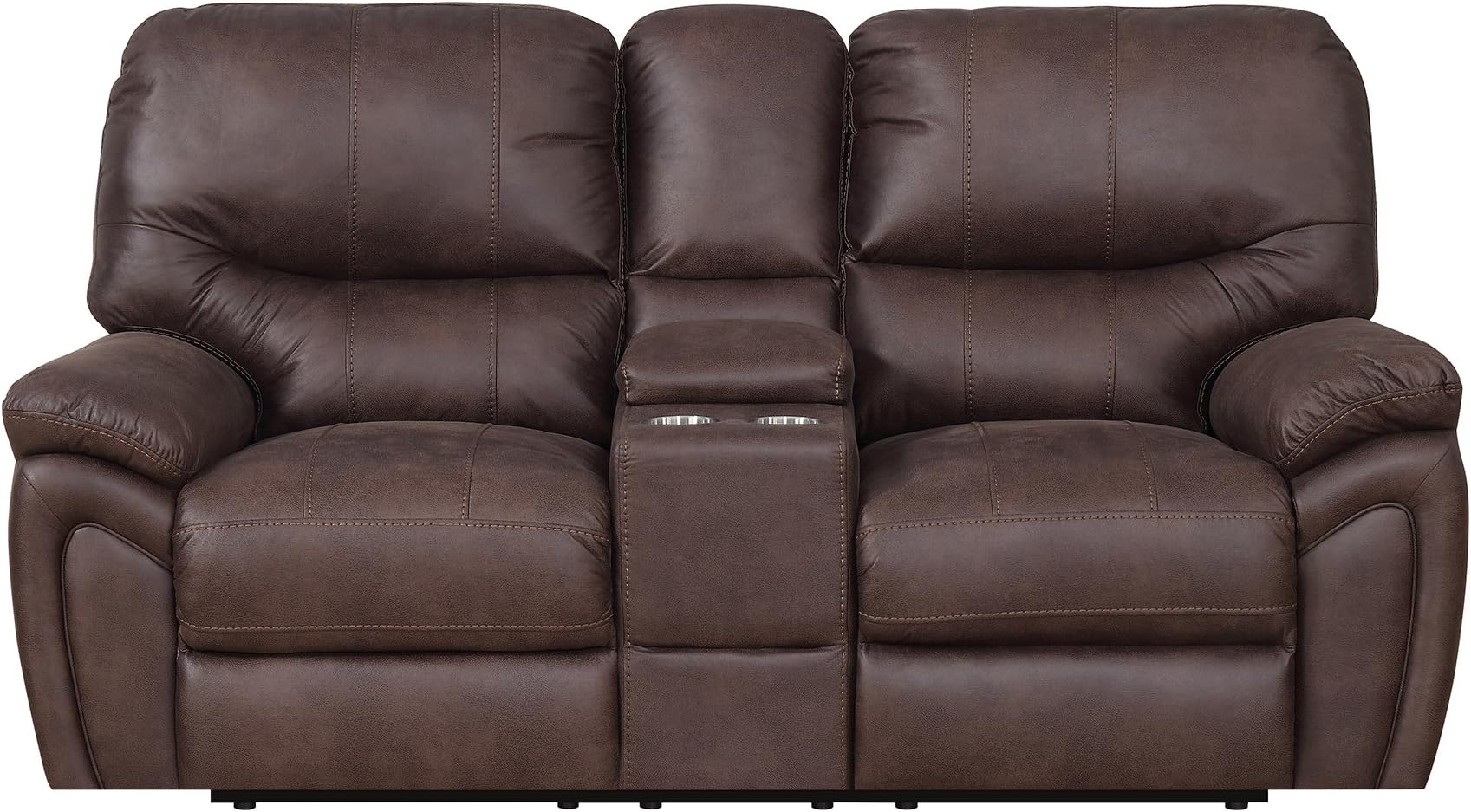Reeves Loveseat, 76 X 38 X 40, Brown