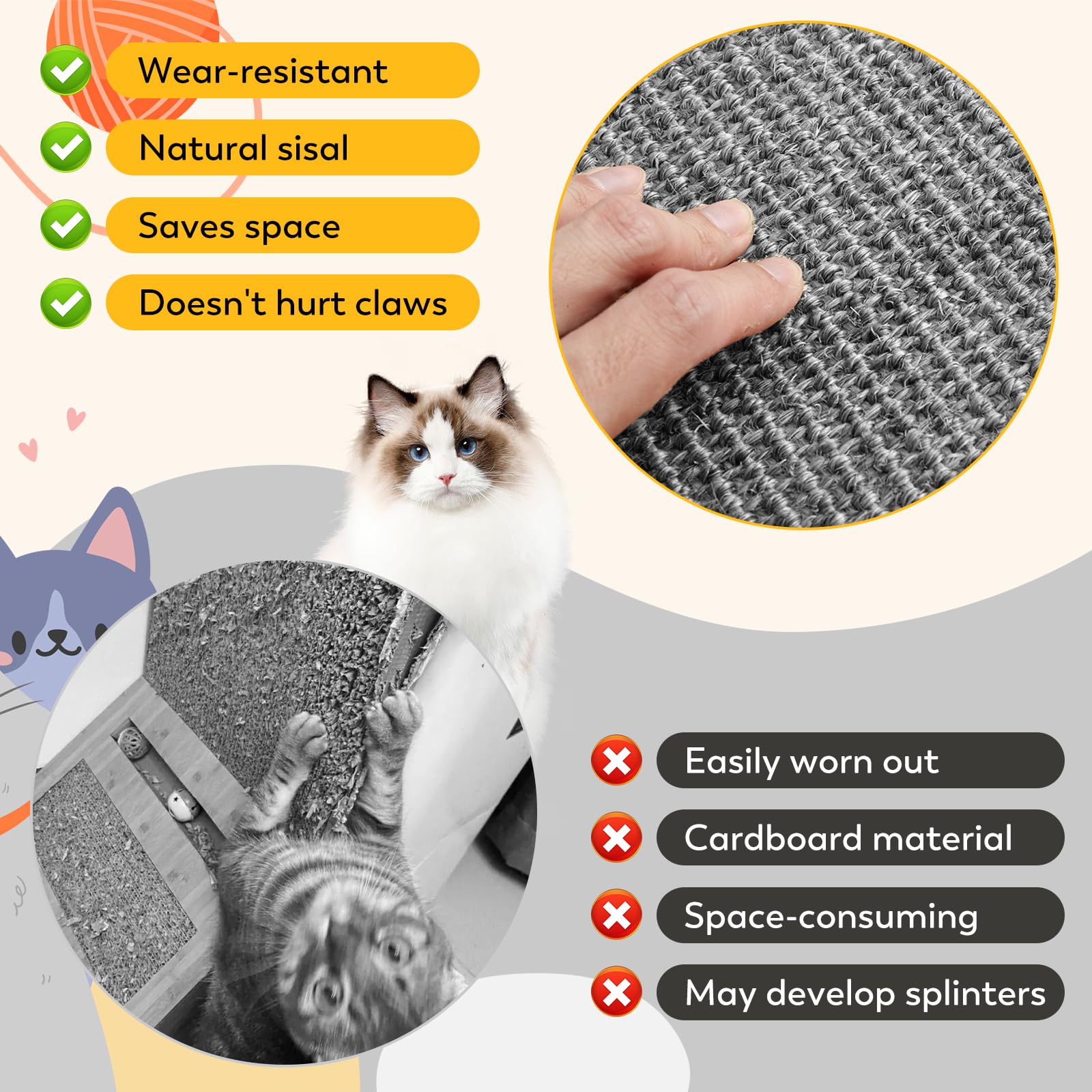 Cat Scratcher Mat 31.5