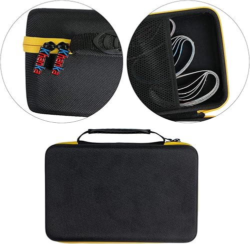 Miniatura 7 de Khanka Estuche de viaje rígido de repuesto para afilador de cuchillos y herramientas Work Sharpener/Ken Onion Edition (cremallera amarilla)