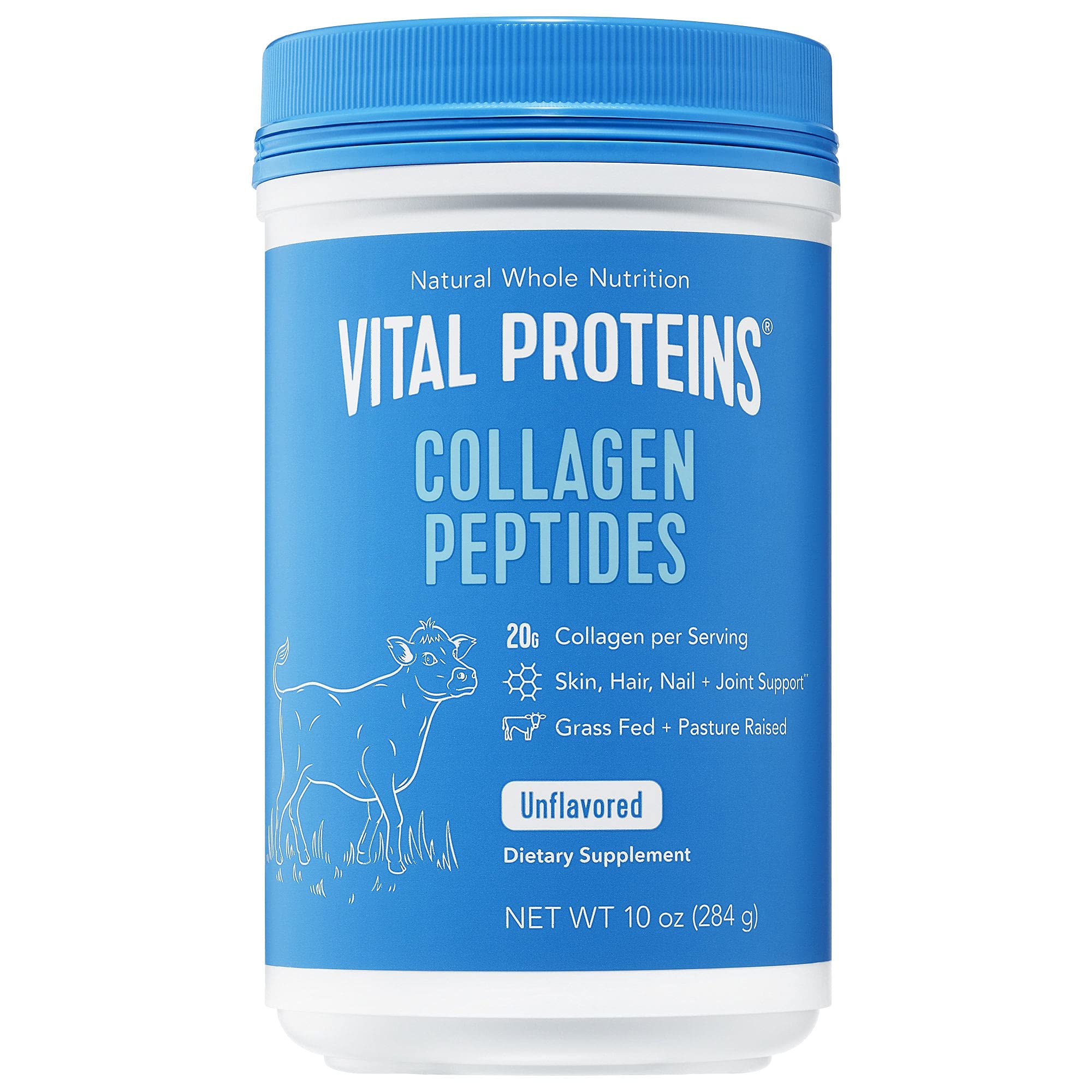 Vital Proteins Collagen Peptides Powder Advanced with Hyaluronic Acid & Vitamin C, Collagen Supplements, Unflavored, 13 Servings
