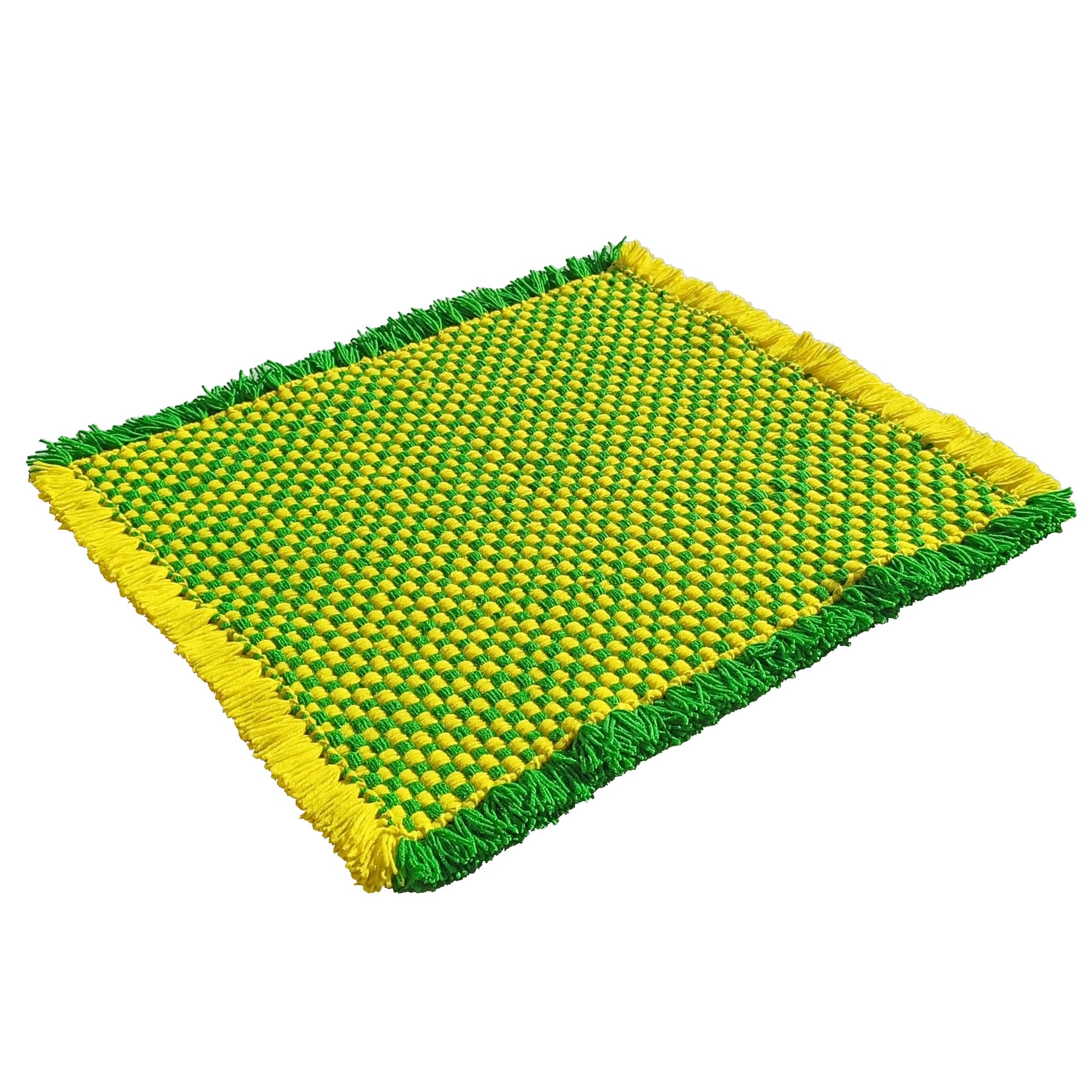 Woolen Puja Mat - Handmade Prayer Mat -3
