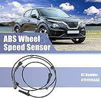 Vista 2 de uxcell Sensor de velocidad de rueda delantera izquierda derecha ABS Sensor No.479101KA0A apto para Nissan Juke 1.6L CVT 2WD BASE 2011-2017