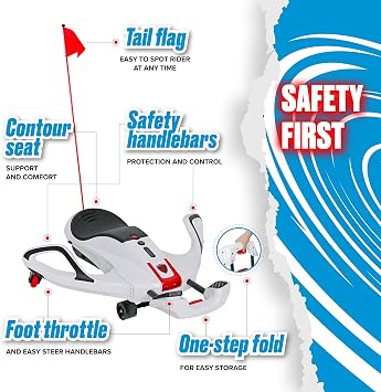 Rollplay Nighthawk NexGen Kids Electric Ride-On Toy, 24V Battery, 6.5 MPH, Ages 6+