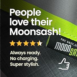 MOONSASH XL Reflective Sash for Night Walking | Replaces Reflective Vest Safety Vests & Reflective Running Vest | Perfect Reflective Running Gear | A Must Walking at Night or Biking at Night.