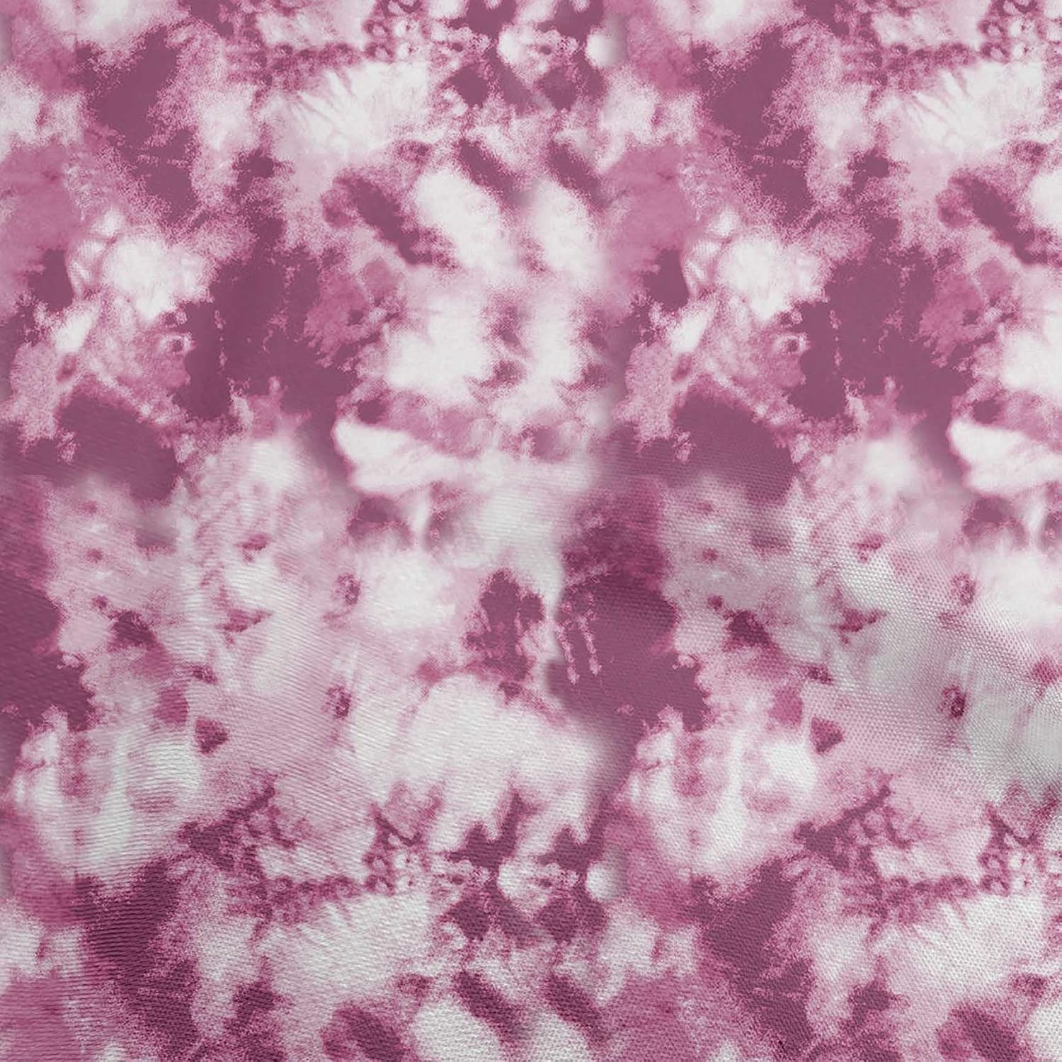 oneOone Cotton Jersey Dark Magenta Fabric Tie Dye DIY Clothing Quilting Fabric Print Fabric by Yard 58 Inch Wide