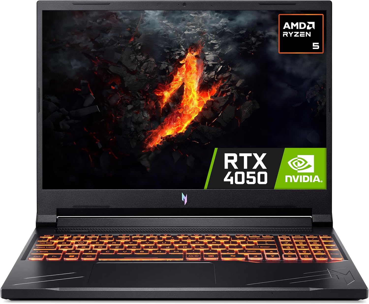 Acer Nitro V 16 ANV16-41 Gaming Laptop – AMD Ryzen 5 8645HS, 16GB, 512GB SSD, NVIDIA GeForce RTX 4050 6G, 16″ WUXGA IPS 165Hz, Windows 11, Black