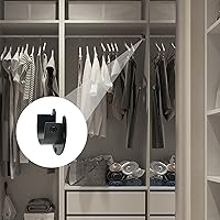 Vista 6 de Paquete de 2 soportes de acero inoxidable para barra de armario, soporte de armario de 1 pulgada, soporte de barra de brida, en forma de U