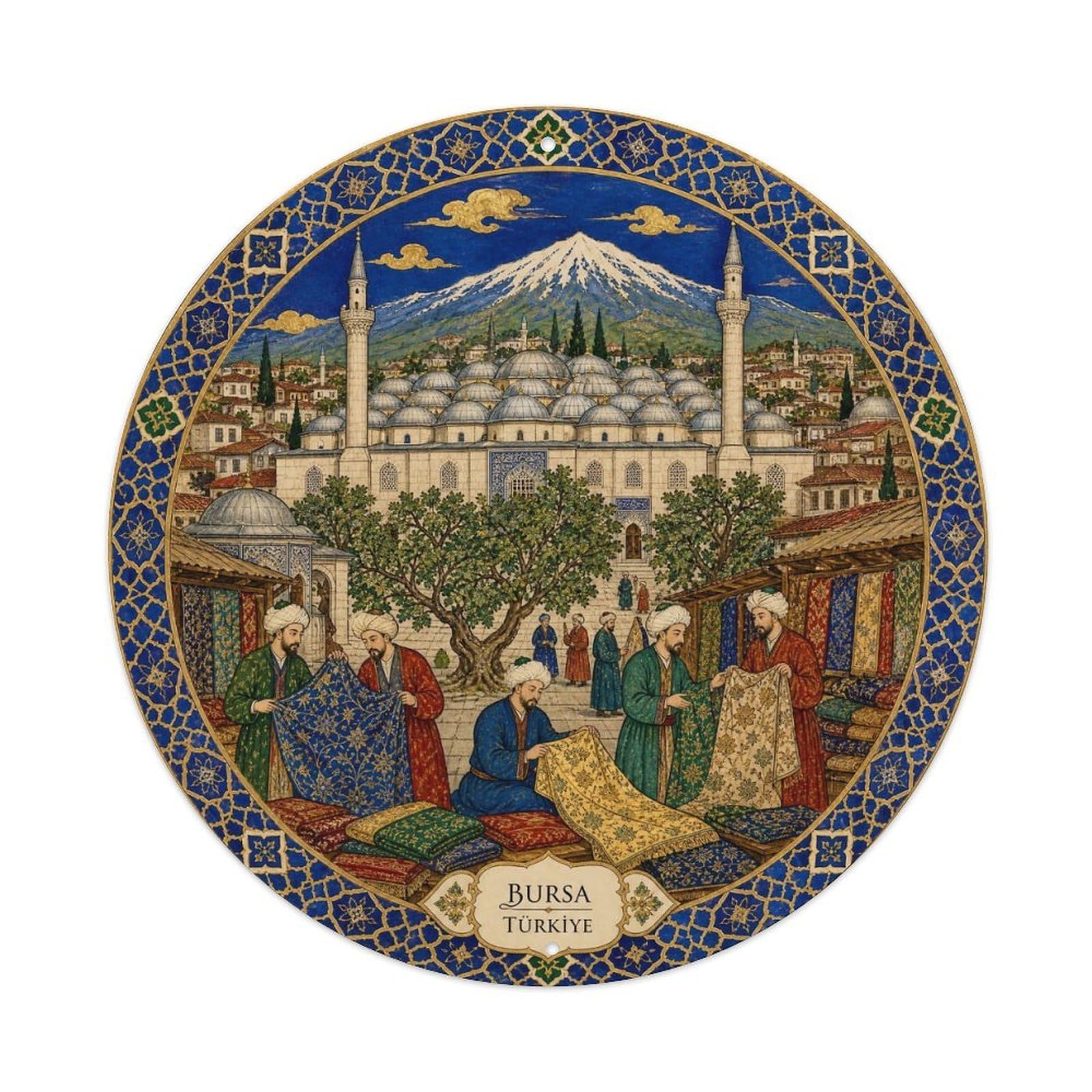 Bursa Uludag Turkey Ottoman Heritage Travel Metal Tin Sign