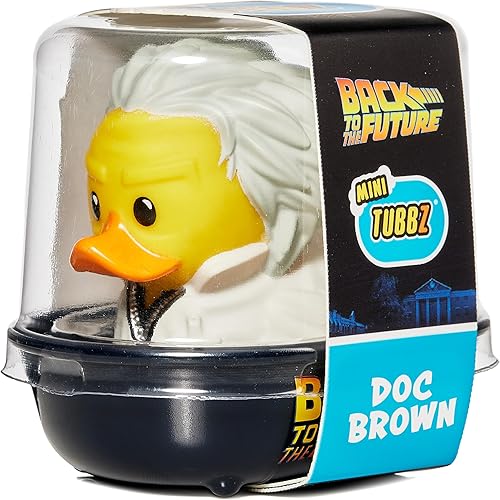 Miniatura 3 de TUBBZ Figura coleccionable de pato de goma de vinilo de Marty McFly de edición en caja, mercancía oficial de Back to The Future - TV, películas y
