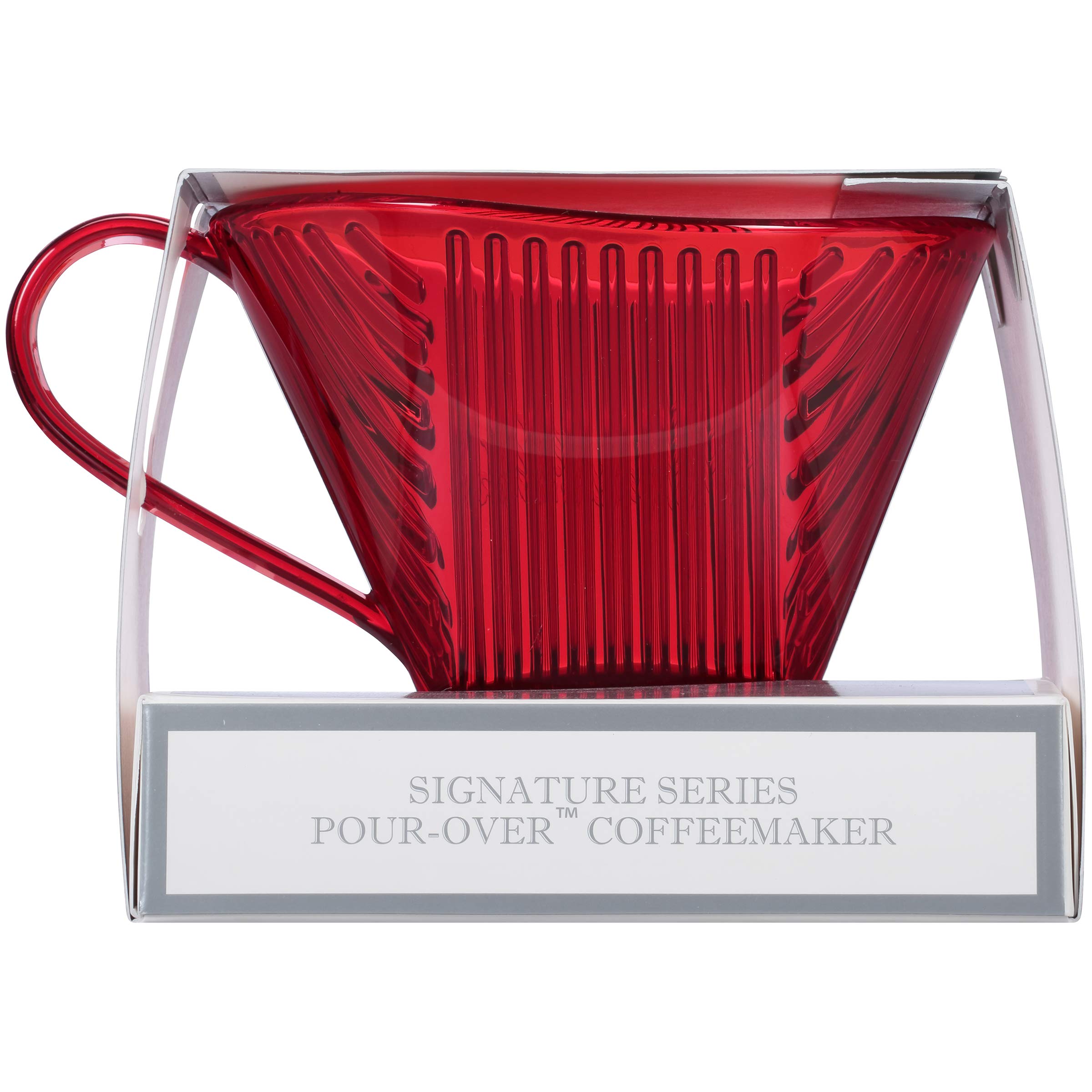 Melitta Signature Series - Cafetera de 1 taza, color rojo Tritan