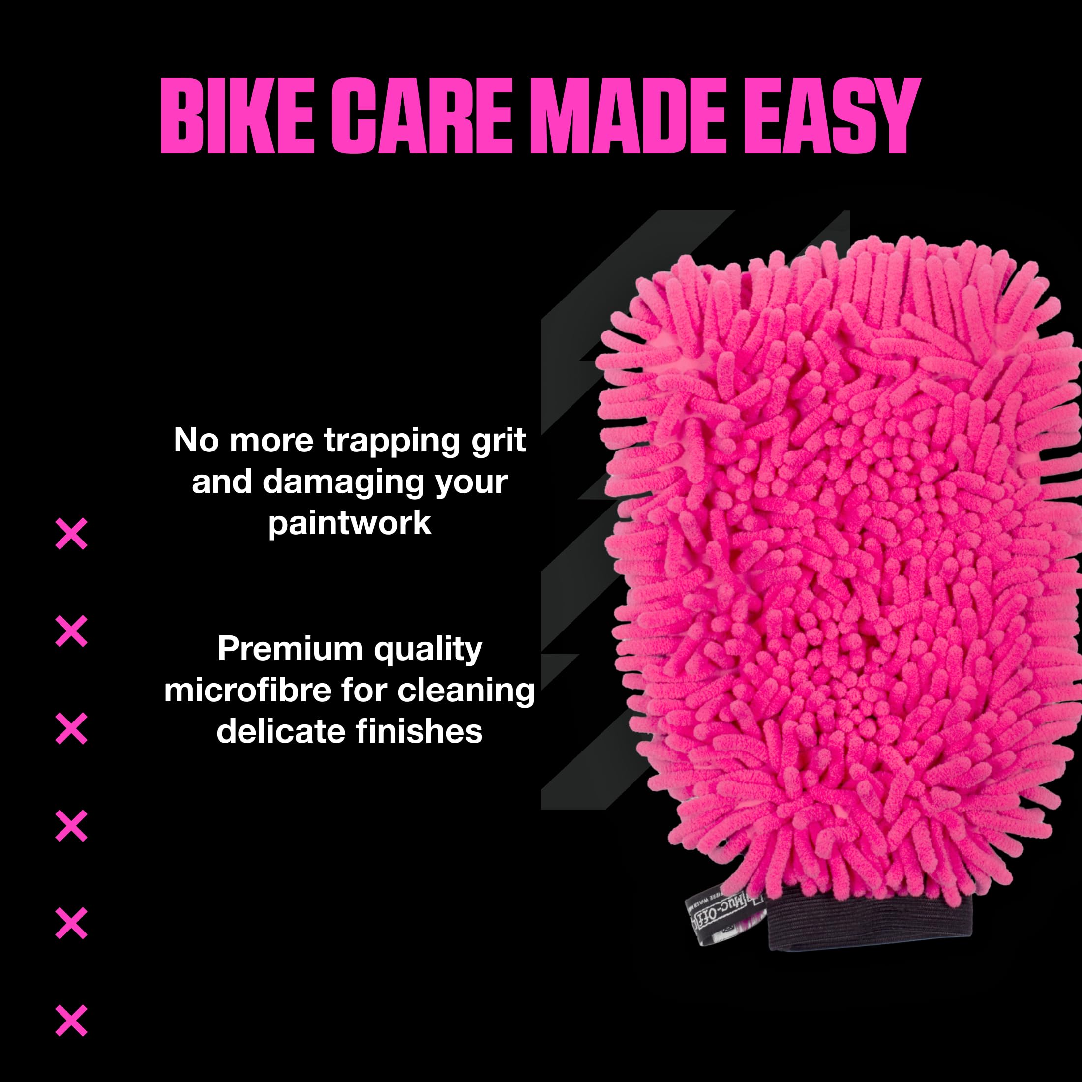 Muc Off Unisex 20411 Rękawica 2 w 1, Różowy