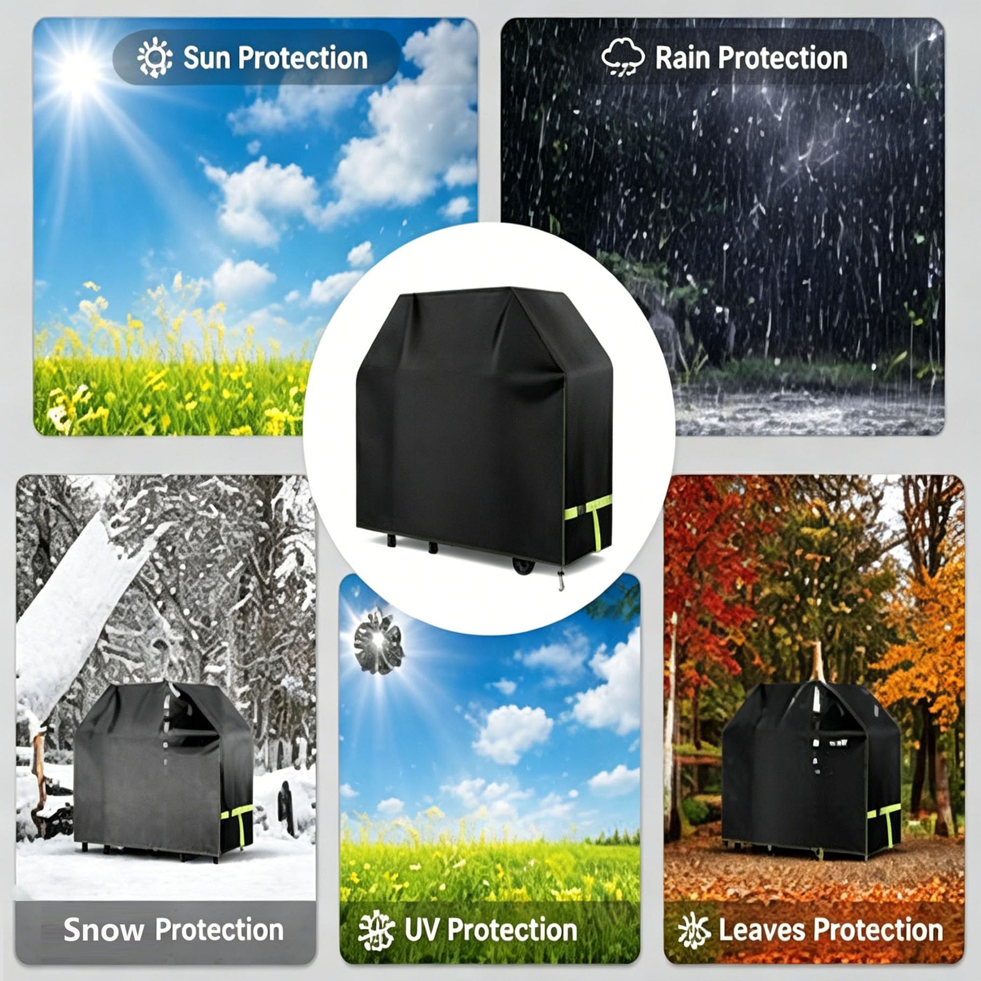 Funda para Barbacoa Impermeable Cubierta Protectora BBQ Exterior para Napoleon Freestyle 425 2020-2026 | Viento Desgarros y Polvo with Buckle Straps Patio