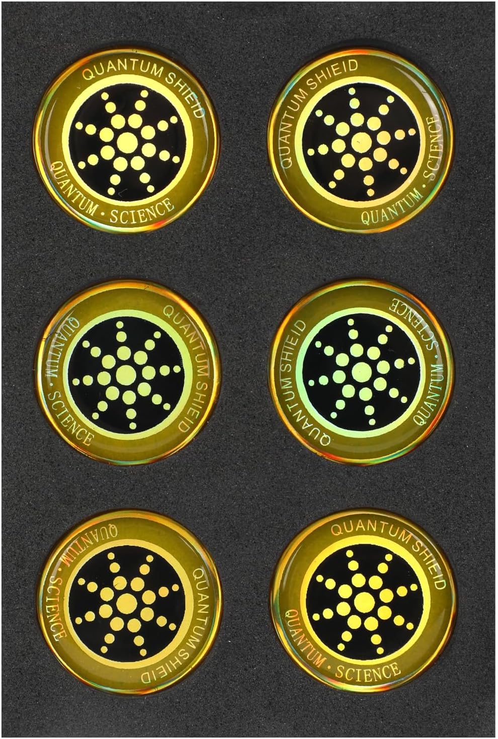 6pcs EMF Shield Stickers, Neutralize Shield Protection Radiation Blocking Decal for Cell Phone WiFi 5G Smart Phones Tablets Laptops Computers & TV Monitors