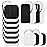 TENS Unit Reusable Electrode Pads for EMS Muscle Stimulator Massager, Self-Adhesive Latex-Free TENS Pads with Upgraded Self-Stick Performance for Electrotherapy, 10 Pairs 3 Sizes 2.0mm Pin