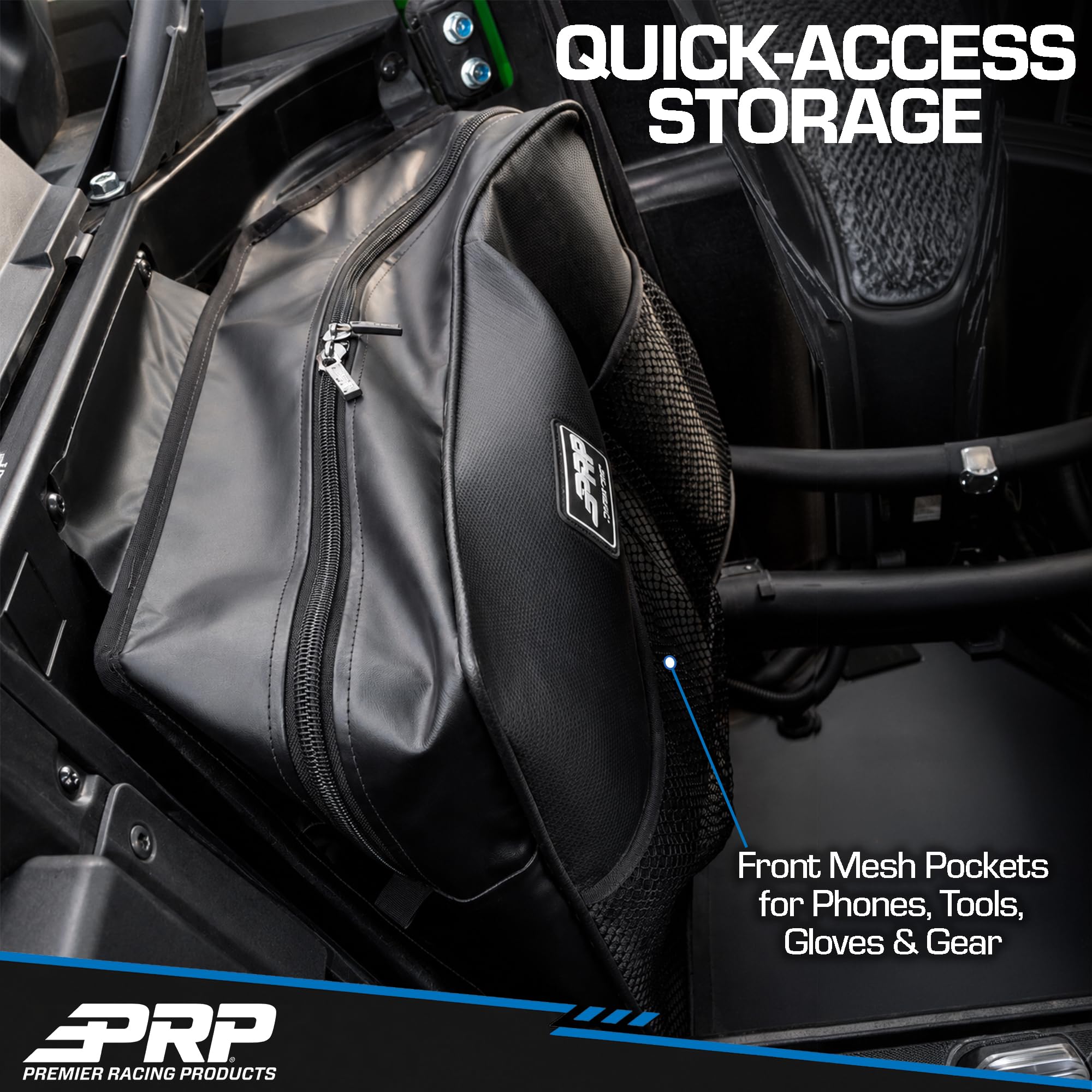 Amazon.com: PRP Seats E90 Firewall Bags for Kawasaki KRX (Pair