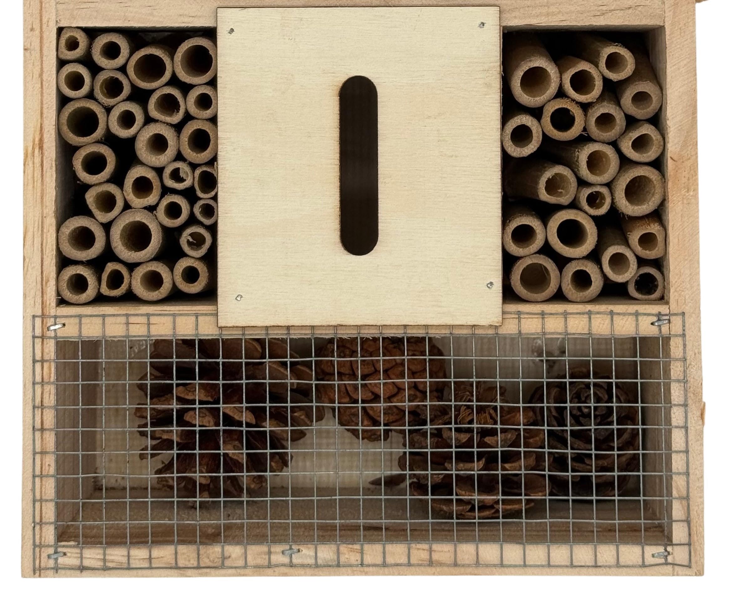 Bambelaa! Hotel para insectos pequeño hotel para insectos casa jardín para colgar Hummelhotel de madera nido