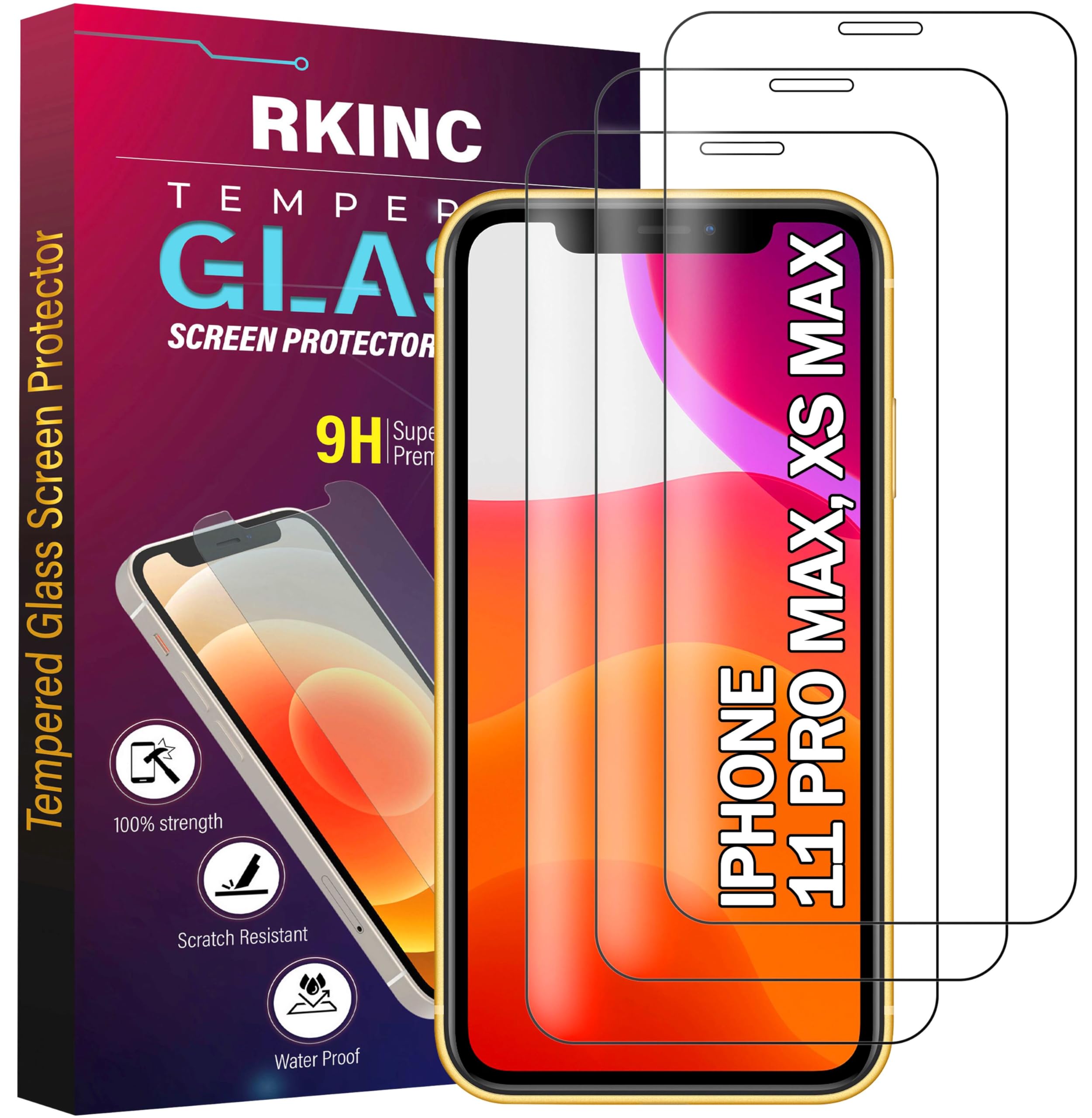 Pellicola Salvaschermo Per IPhone 11 Pro Max In Vetro Temperato Confezione Da 3 92145631