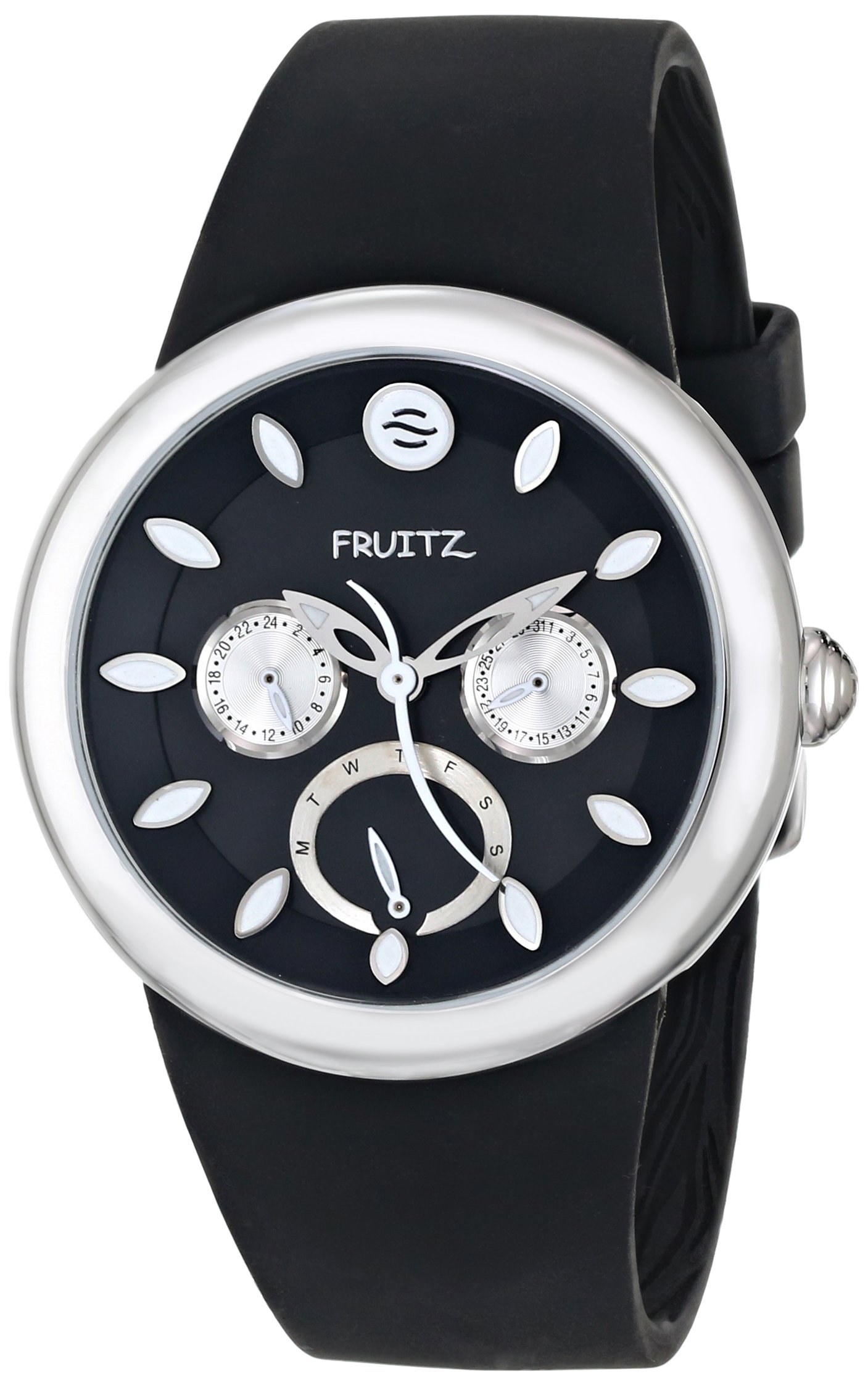 Fruitz by Philip Stein Unisex F43S-B-B Analog Display Japanese Quartz Black Watch
