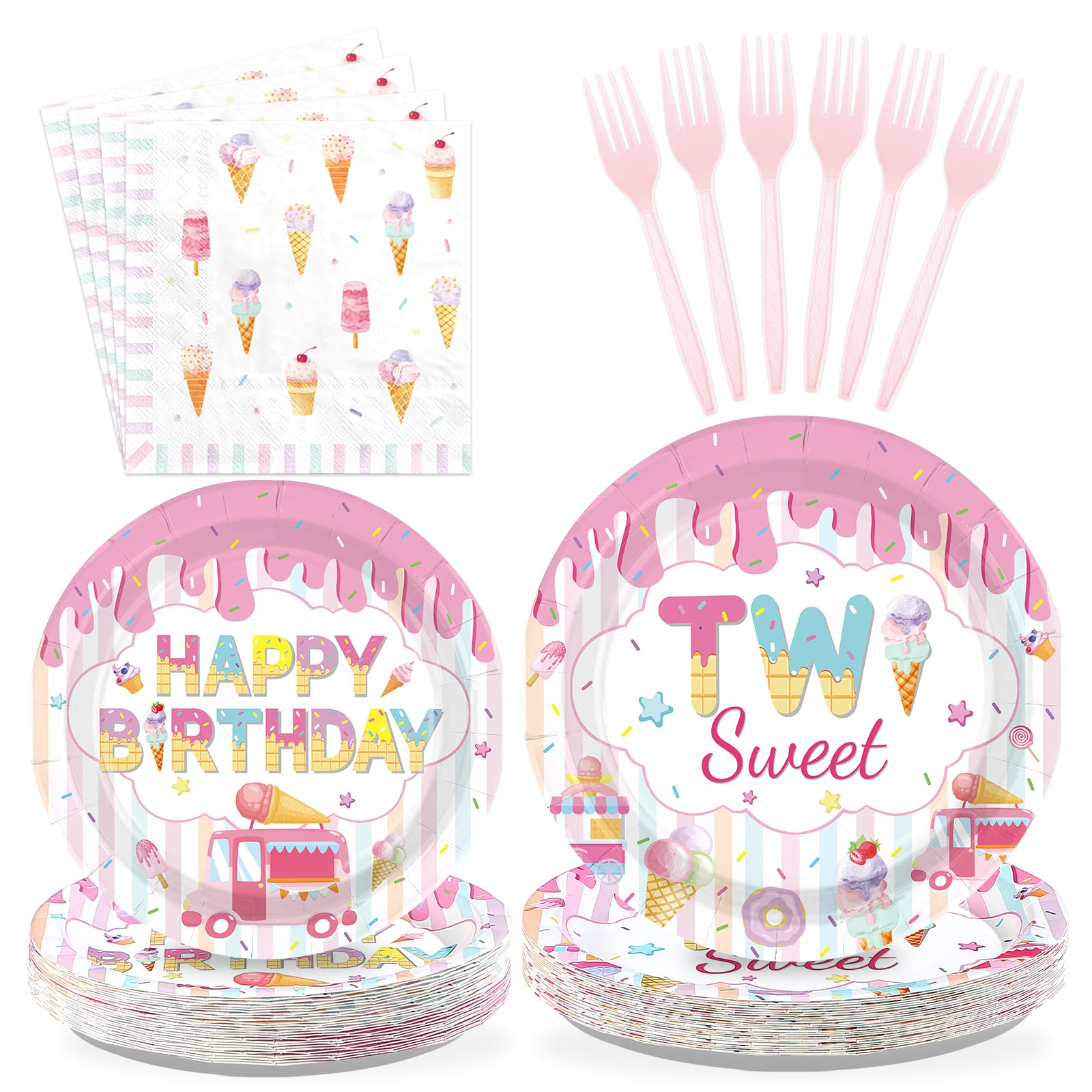 Banana Birthday Party Plates - 96 Pack -13