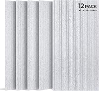 Vista 9 de Paquete de 24 paneles de espuma a prueba de sonido para pared, paneles acústicos autoadhesivos, paneles de pared insonorizados de caja de huevos