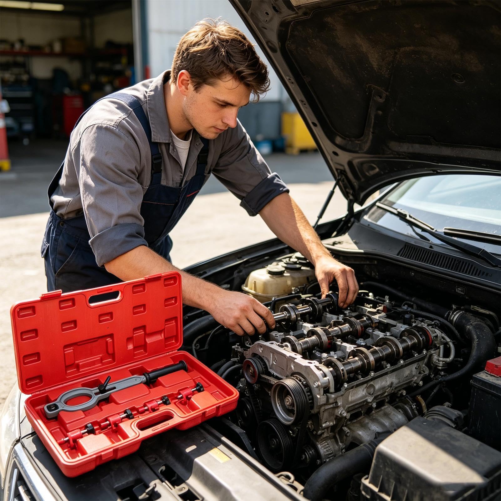 Supporto ingranaggio di distribuzione Metallico Preciso Universale | Kit attrezzi supporto albero a camme per auto Per riparazione e manutenzione di motori veicoli per adulti e famiglie