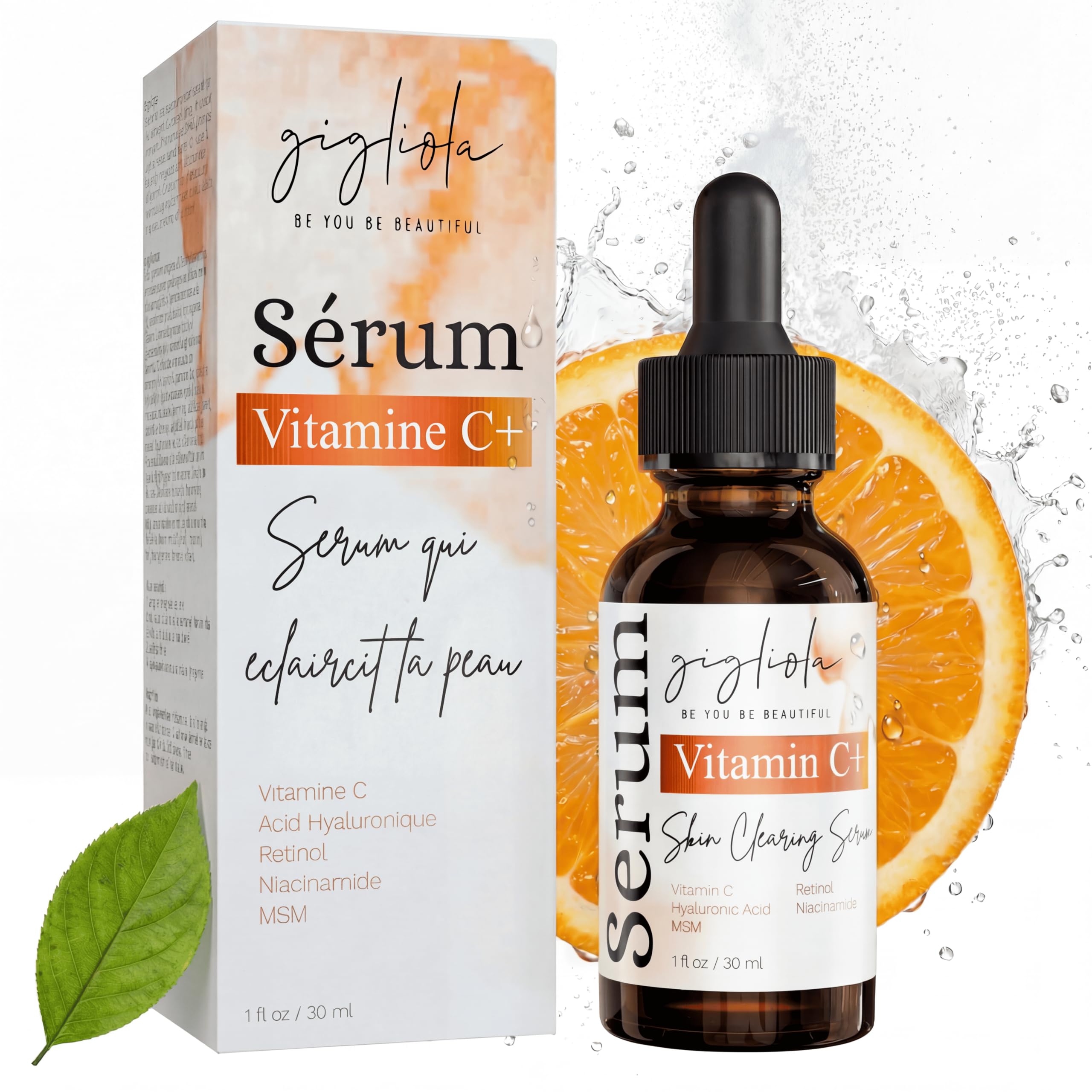 Vitamin C Serum for face-Hyaluronic Acid serum and Anti Aging